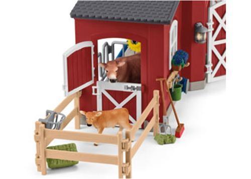 Schleich - Red Barn with Animals & Accessories