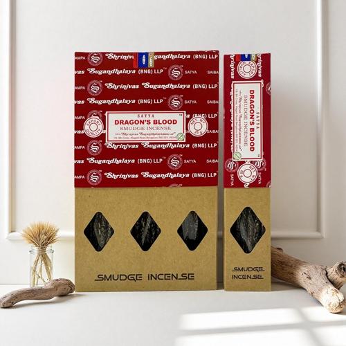 Satya Dragons Blood Smudge Incense Sticks 25g Pack of 12