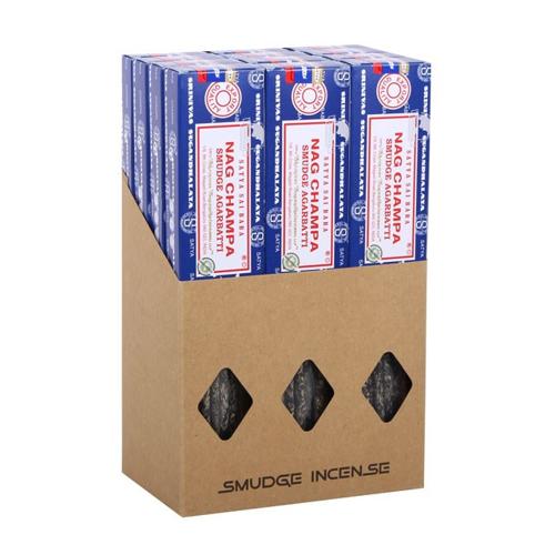 Satya Nag Champa Smudge Incense Sticks 25g Pack of 12