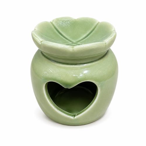 Ceramic Heart Oil Burners Assorted Colours Set of 6