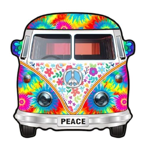 Kombi Van Ceramic Coasters With Cork Back Set of 4