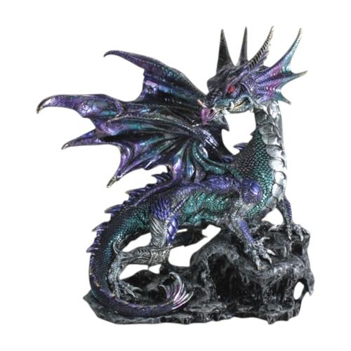 Blue Dragon Polyresin Figurine 32cm