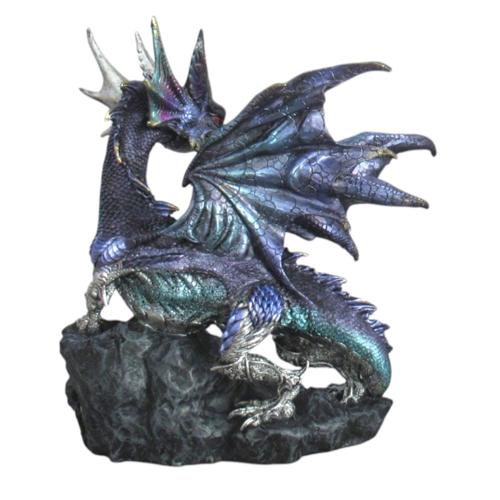 Blue Dragon Polyresin Figurine 32cm