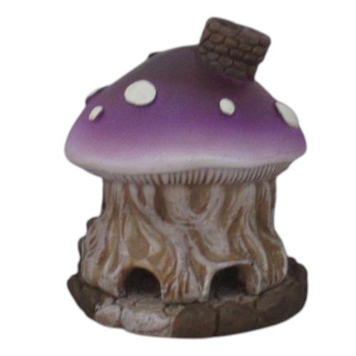 Purple Mushroom Incense Holder 10cm