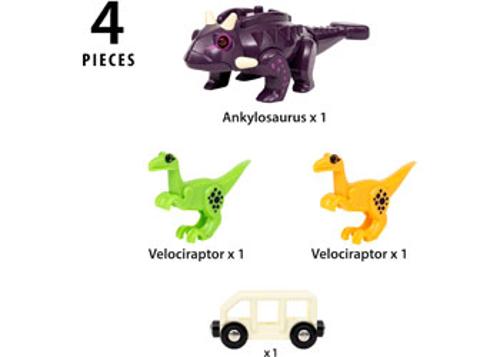 BRIO - Dinosaur Attack Set 4 pieces