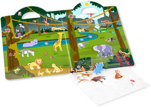 Melissa & Doug - Reusable Puffy Sticker Play Set - Safari