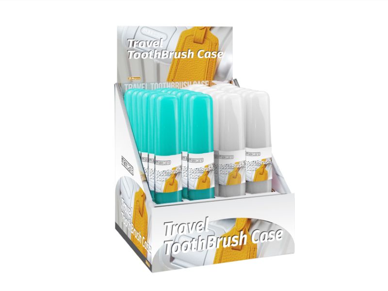 Travel Tooth Brush Case (Set of 24 Assorted)