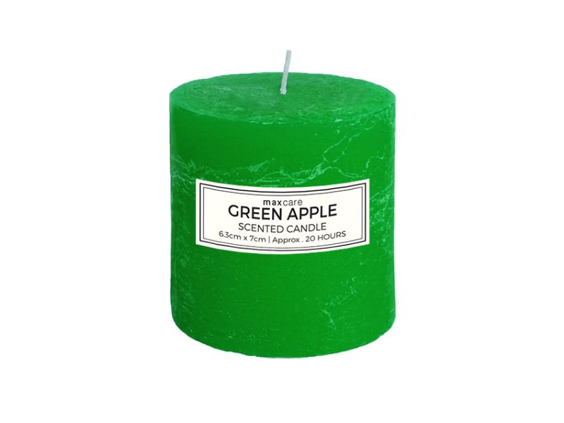 Scented Candles - Rustic Green Apple 6.3 x 7cm (Set of 48)