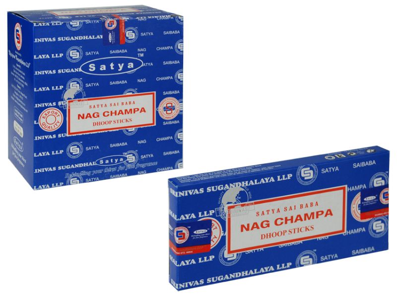 Satya Nag Champa Perfumed Dhoop Stick - 45g (12 Packs)