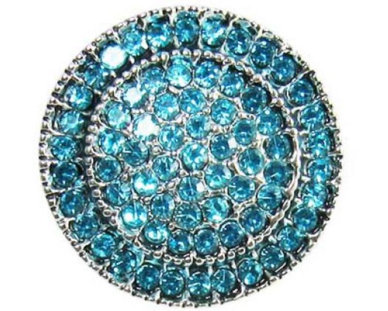 Sophisticated Blue Diamante Cluster by Snaps REDFOX, designed for elegance and versatile styling.