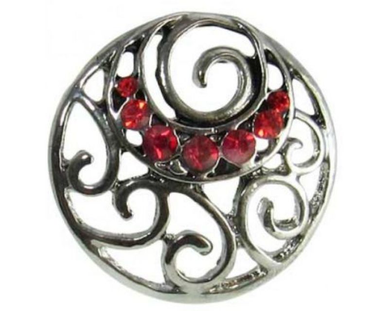 Stylish Snaps REDFOX - Koru Outline featuring intricate Koru design, symbolizes growth and new beginnings.