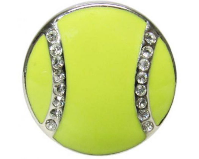 Luxury diamante tennis ball designed for optimal performance and style on the court.