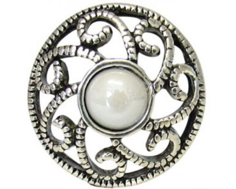 Snaps REDFOX - Pearl Swirl: Elegant snap design featuring a stunning pearl swirl, perfect for elevating any outfit.