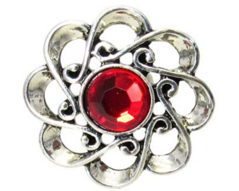 Celtic Outline Flower snap featuring intricate flower design, symbolizing growth and connection, perfect for any occasion.