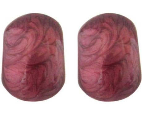 Stunning Jax Impasto Red Earrings in vibrant hues, combining modern style with timeless elegance, 3.5 cm long.