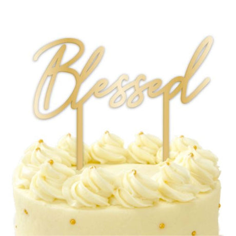 Elegant acrylic cake topper featuring a botanical design, perfect for weddings and celebrations.