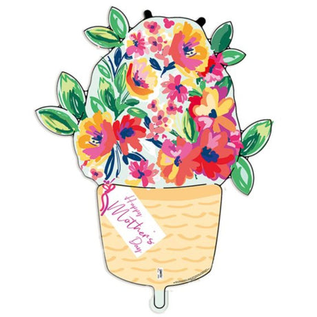 Vibrant Mother's Day floral bouquet featuring roses, daisies, and lilies, perfect for celebrating and honoring moms.