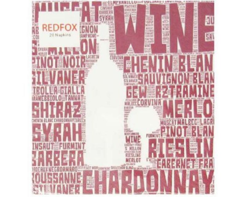 Elegant 3-ply wine tasting napkins in sets of 20, designed for spills and enhancing wine events with style.