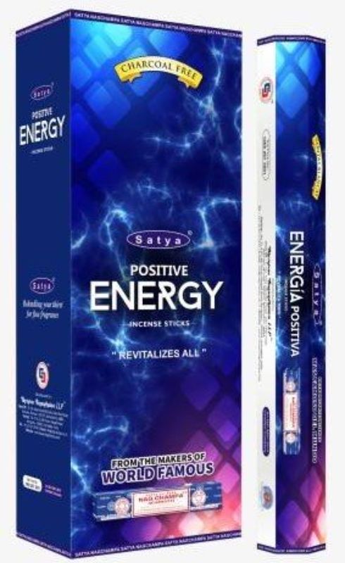Incense - Satya Hexa Positive Energy (Box of 6)