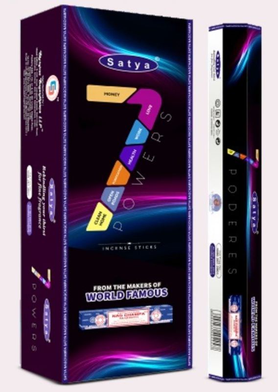 Incense - Satya Hexa 7 Powers (Box of 6)