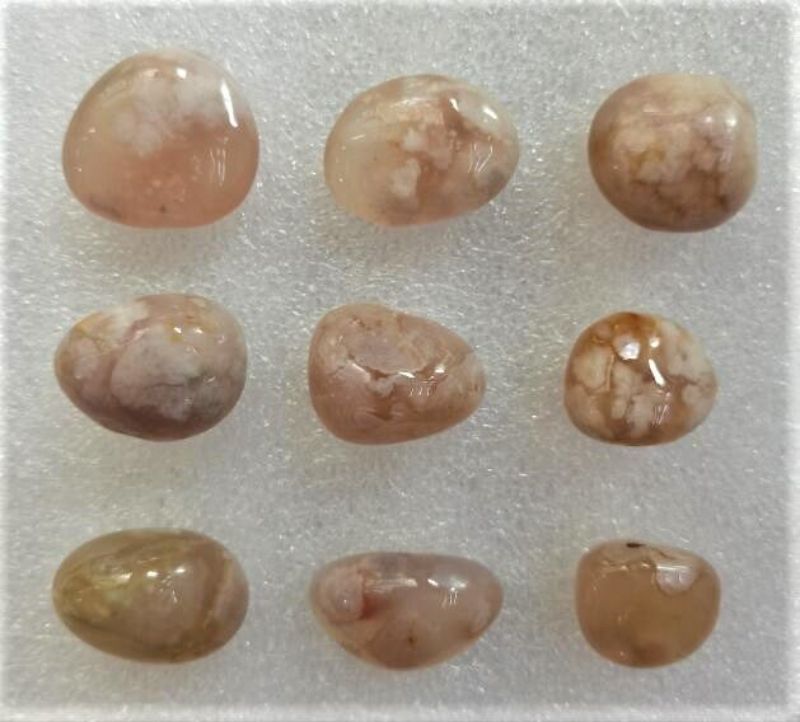 Loose Tumbled Stones - Cherry Agate Blood Jasper (0.5KG Pack)