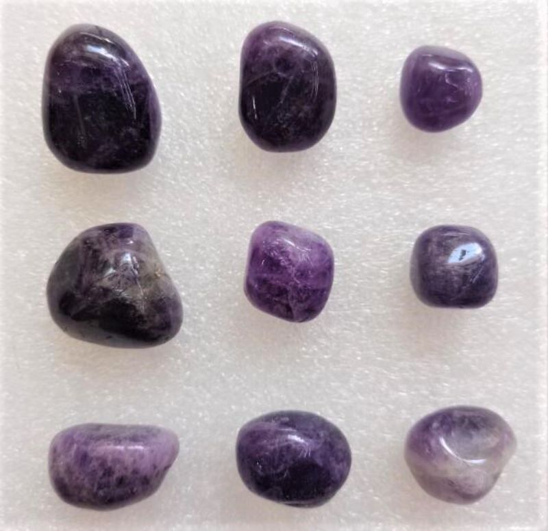 Loose Tumbled Stones - Amethyst (0.5KG Pack)