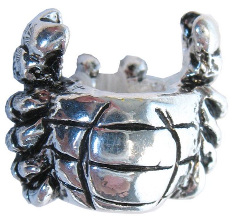 Cherish Beads - Metal - Crab Metal Bead 8/Pk