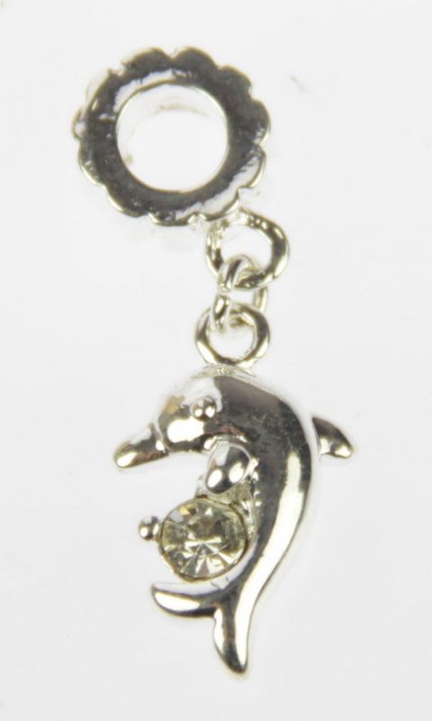 Cherish Beads - Metal - Dolphin Charm 4/Pk