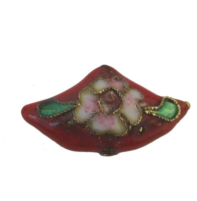 Beads - Cloisonne - 13x24mm Bead 6pcs - Set of 2