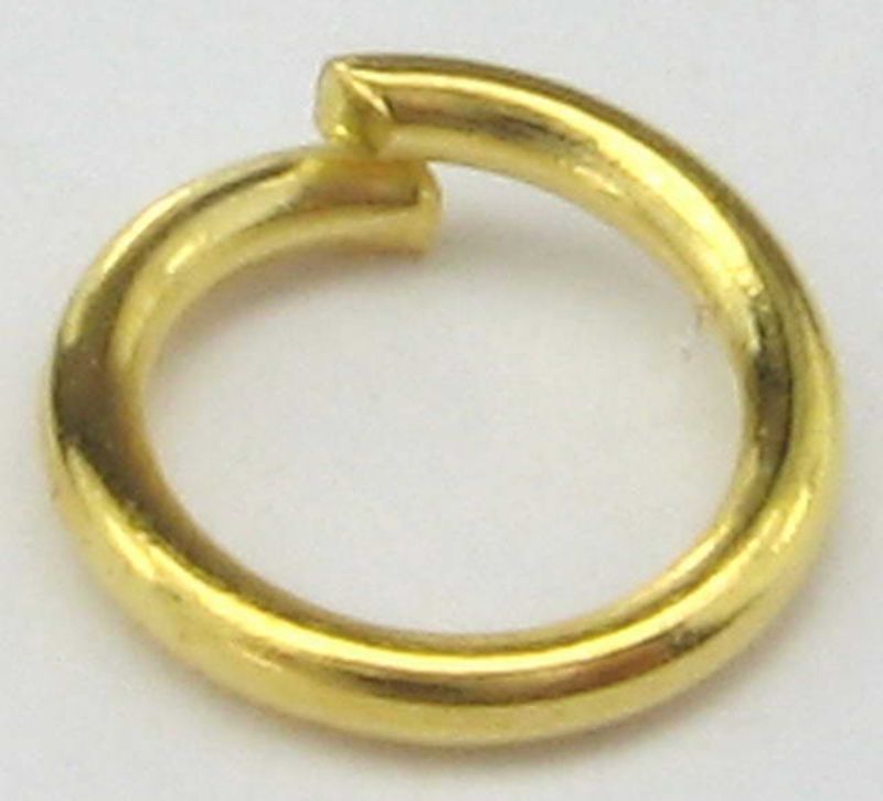 Findings - Jump & Split Ring - 5mm Jump Ring 1000pcs Gold - Set of 2