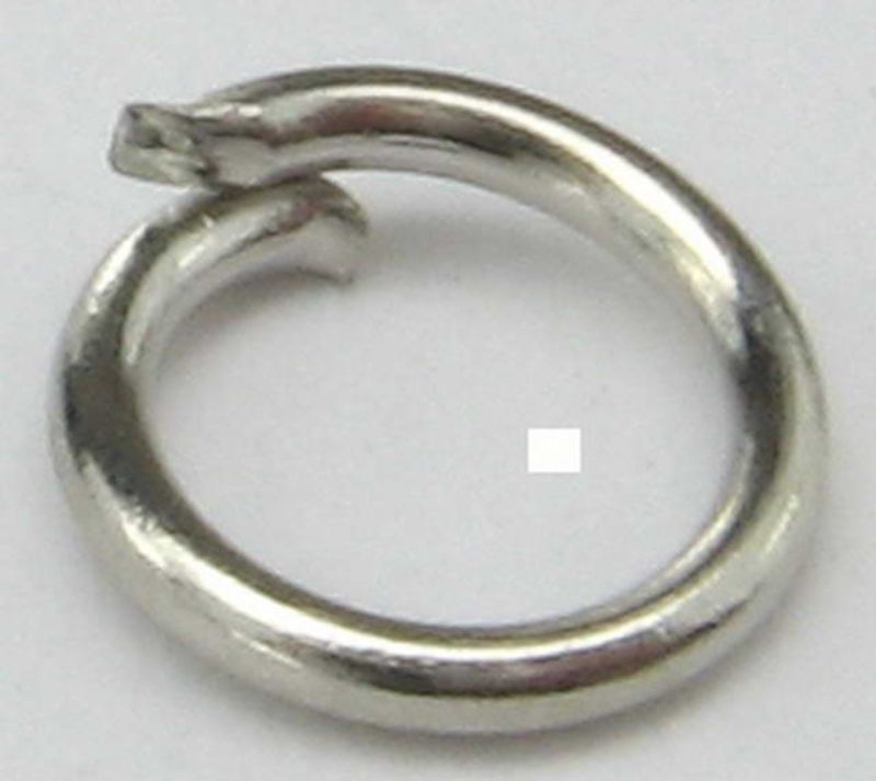 Findings - Jump & Split Ring - 5mm Jump Ring 1000pcs Chrome - Set of 2