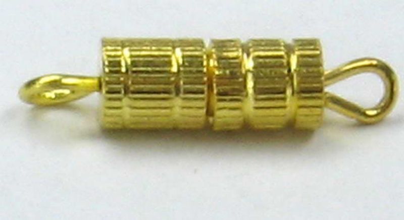 Findings - Connectors &Bails - 10x4mm Screw Clasp40pc Gold - Set of 2