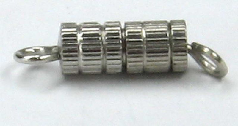 Findings - Connectors &Bails - 10x4mm Screw Clasp40pc Chrome - Set of 2