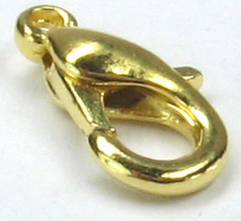 Findings - Connectors &Bails - 14x7.5mm Oyster Clasp30pc Gold - Set of 2