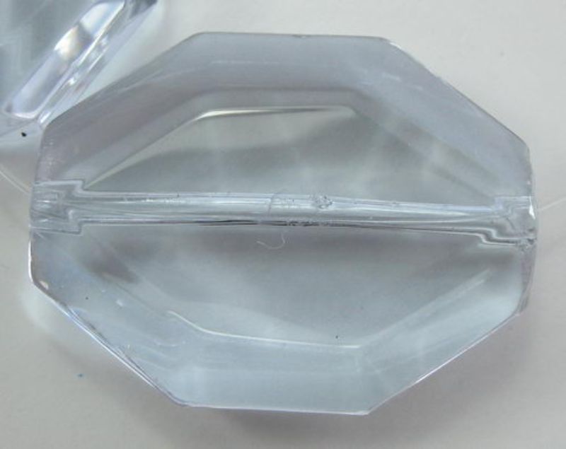 Beads - Glass Faceted Beads - Glass Beads 20x26mm 2pcs - Set of 5