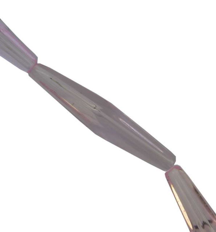 Beads - Glass Beads - 22x4.5 Bicone Bead 16pc - Set of 2