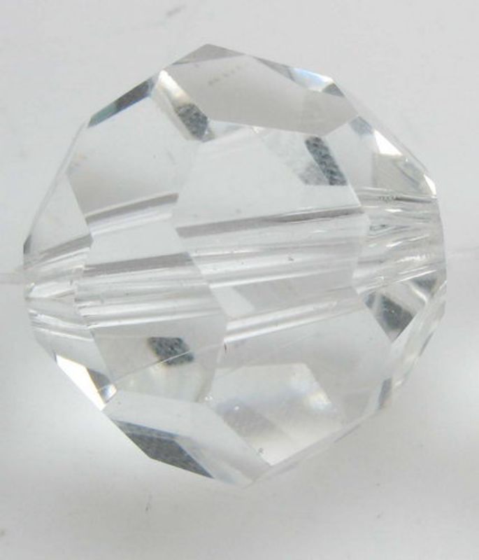 Beads - Glass Faceted Beads - 18mm 1bead Faceted Round - Set of 3