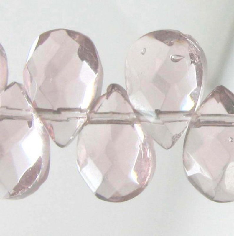 Beads - Glass - 6x9mm 5pcs Faceted - Set of 10