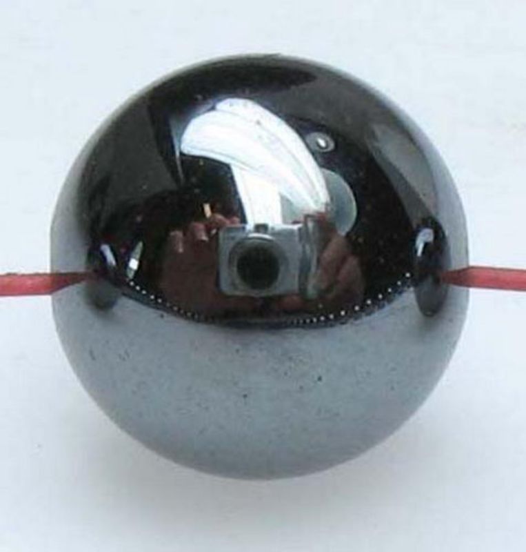 Beads - Hematite - 6x7mm 30beads Hematite Rd - Set of 3