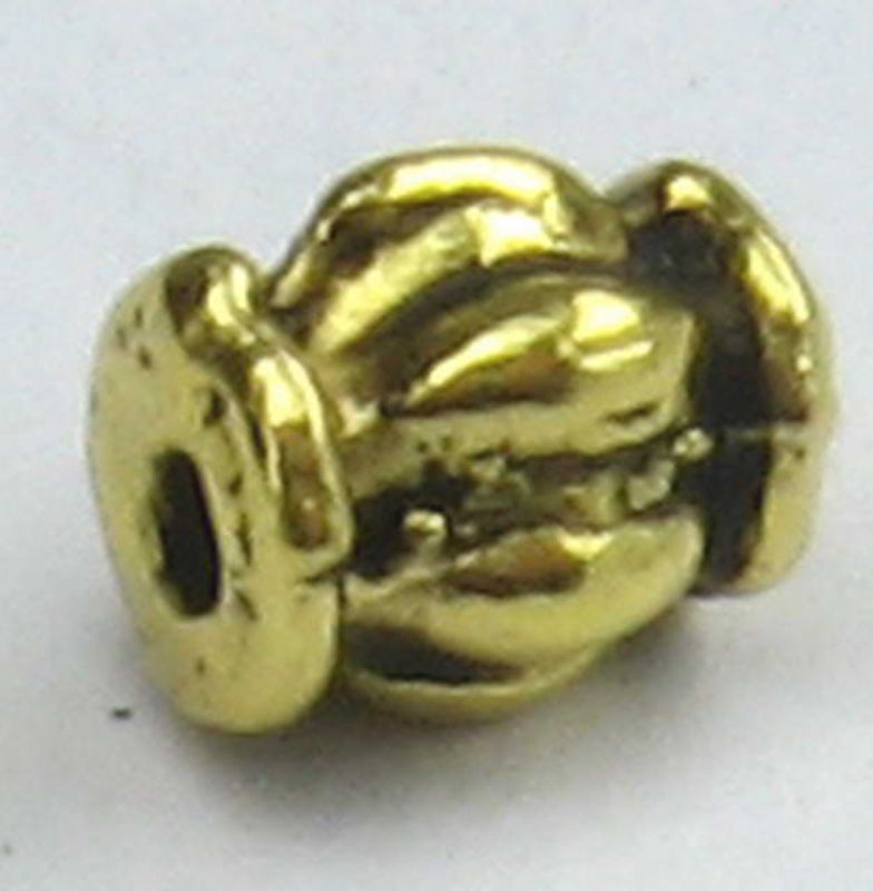 Beads - Metal Beads - 4.3dia X5.3mm 100pc - Set of 2