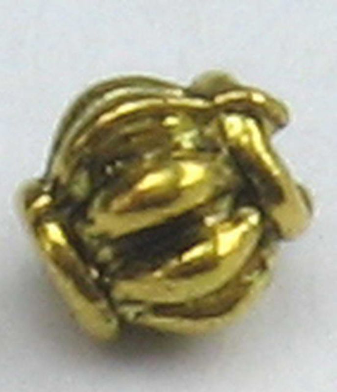 Beads - Metal Beads - 4dia X 4mm 90pcs - Set of 2
