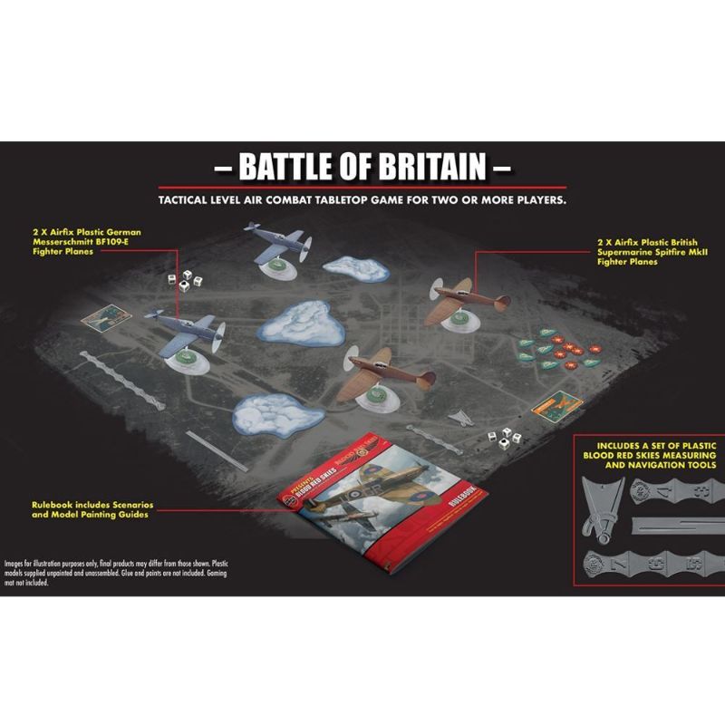 Game - Airfix Blood Red Skies - Battle of Britain Game