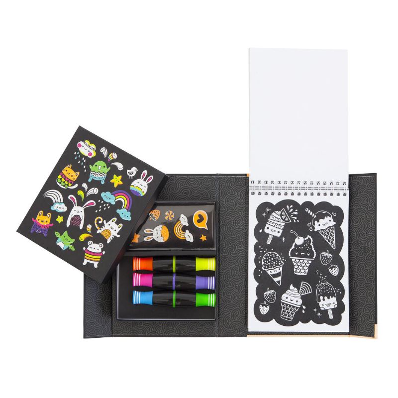 Neon Colouring Set - Glow Friends