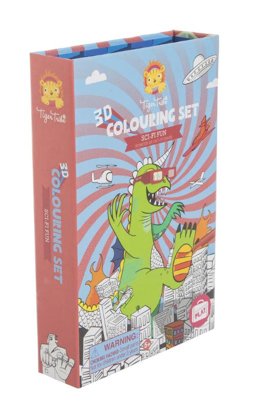 3D Colouring Set - Sci Fi Fun