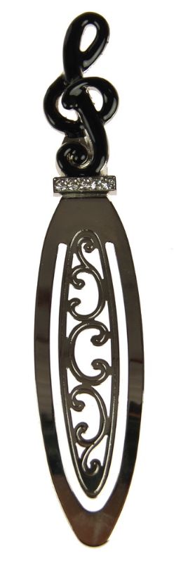 Bookmark - Treble Clef Black (Set of 2)
