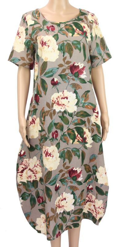 Dress - Aria Long Tapered Floral Light (Small)