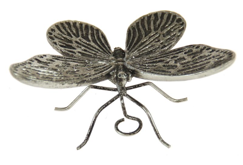 Wall Art - Butterfly with Wire Legs Champagne 10cm (Set of 2)