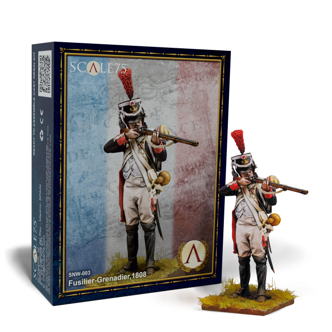 Scale 75 - Figures - Napoleonic - Fusilier-Grenadier; 1808 75mm
