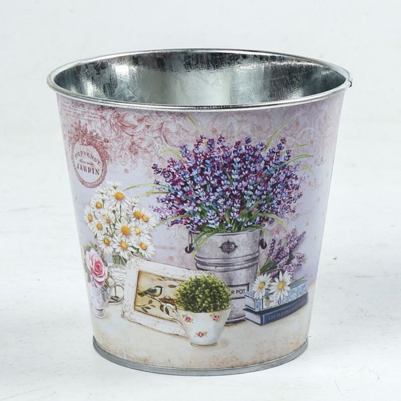 Metal Pot Cover - Table flowers 13.5CM (3 Units)