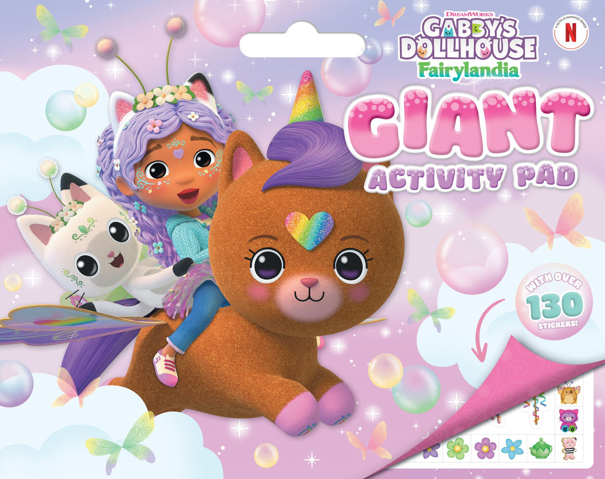 Gabby's Dollhouse Fairylandia: Giant Activity Pad - DreamWorks
